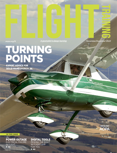 AOPA Flight Training magazine Novemeber / Decemeber 2023 issue